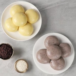 G[안흥찐빵] 단호박쌀찐빵 30개 + 흑미쌀찐빵 30개