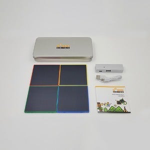 [조립식 태양광 패널 4P] 신재생에너지 태양열 충전기 캠핑 교육 재난