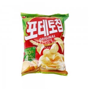 농심 과자마켓 포테토칩 오리지널 60gX20개입 1박스
