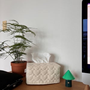 하트누빔 휴지 케이스 각티슈 커버, aeong