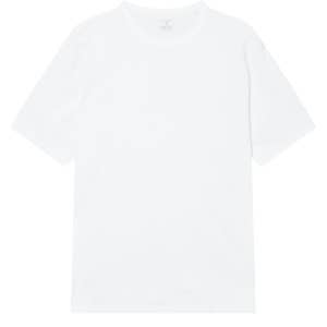 [오피신 제네랄 남성] 오피신제네랄 단색 면 반팔티셔츠 GMTS4E301WT