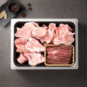 [안동한우축산][안동한우][냉동] 한우곰거리선물세트 5호 4.6kg [등뼈 4kg, 사태600g]_Hb0032 [갤러리아]