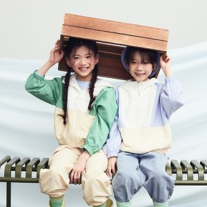 [스파오키즈][키즈] [UV차단] 배색 윈드브레이커 SPJJE23KU2