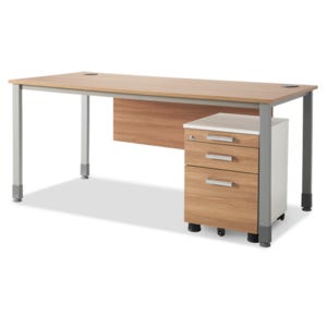 ANM 01 일자형책상 튼튼한 사무용 멀티엣지상판 모던한 홈오피스책상