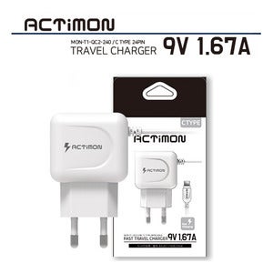 [ACTIMON] 엑티몬 급속 일체형 가정용 충전기 [C타입] #