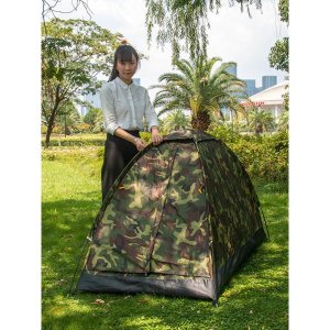 Single tent small outdoor sleeping ultra-light one-person manual camouflage field individual soldier