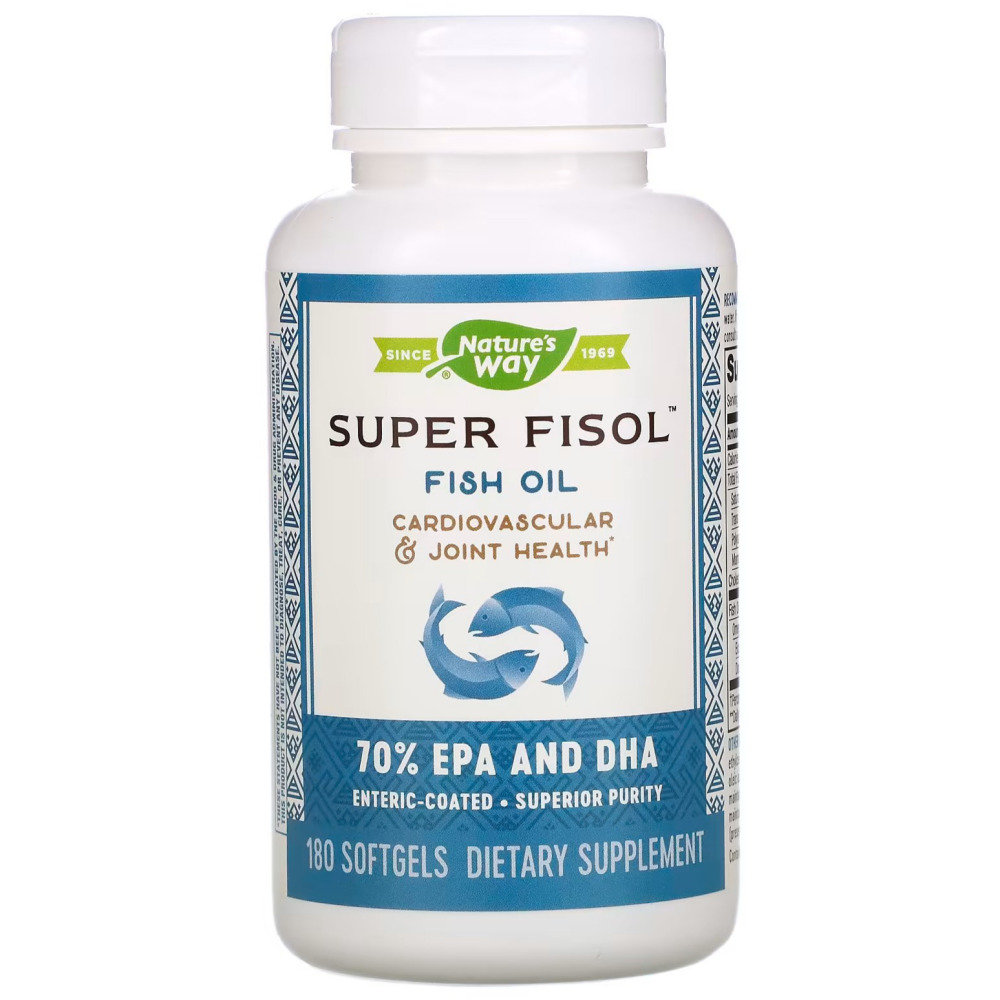 네이처스웨이 슈퍼 피솔 <b>피쉬 오일</b> Super <b>Fisol</b> Fish Oil 180정