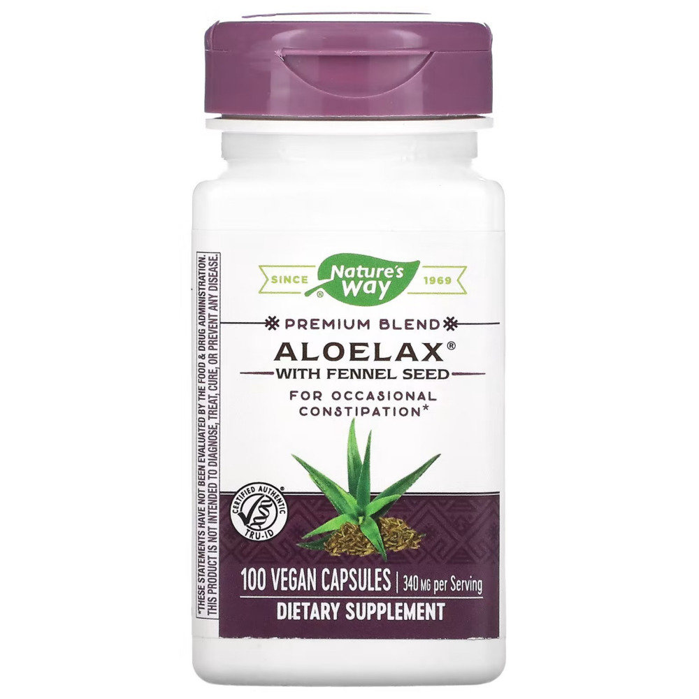 네이처스웨이 <b>알로에</b>락스 Aloelax with Fennel Seed 340mg 100정