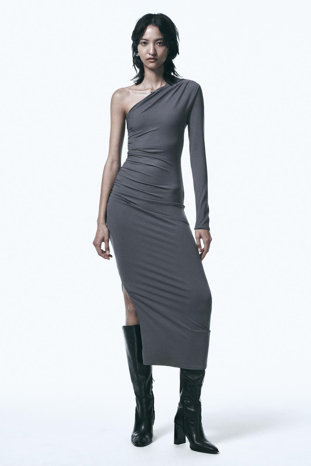 ZARA 자라 할인시즌 여성 언발 원피스 645 5039645 5039