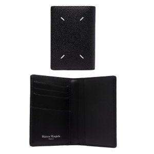 메종마르지엘라 스티치 폴딩 카드지갑 블랙 S55UI0203 P4745 T8013
