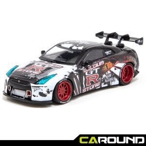 KJ x 타막 1:64 LB WORKS 닛산 GT-R R35 벨기에 GTR 스토어 에디션 고질라