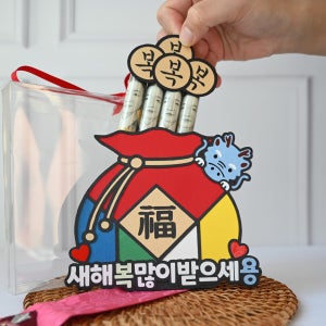 복주머니 설날 용돈 박스 갑진년 청용 부모님 용돈봉투, 리지앙작업실