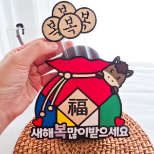 복주머니 설날 용돈 박스 갑진년 청용 부모님 용돈봉투 새해선물, 리지앙작업실