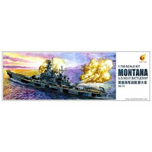 Berry Fire 1/700 American Navy Battleship Montana BB-67 Plastic Model VFM700901
