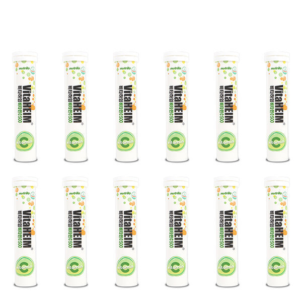 <b>누트릴로</b> 비타하임 독일 발포<b>비타민C</b>500 20정 12통/발포<b>비타민C</b>