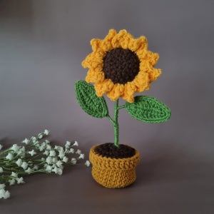 (완제품)봄맞이 해바라기/선인장/미니화분, 류쌤의 작업실