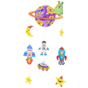 나만의 행성 우주선 로케트 우주모빌만들기 5개 유아미술 DIY만들기 유치원