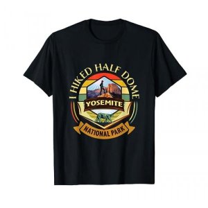 나는 하프 돔 요세미티 국립 공원 티셔츠를 하이킹했다