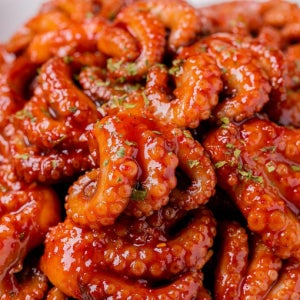 매콤한 비법 양념으로 만든 쭈꾸미 볶음 500g(2-3인분) 3팩
