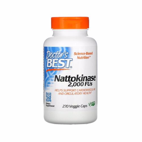 [아이허브] 닥터스베스트 <b>나토키나제</b> 270캡슐, <b>2000 FUS</b>, Doctor’s Best <b>낫토키나제</b> 글루텐프리