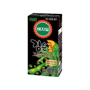 베지밀 검은콩 고칼슘 두유 190ml x 80팩