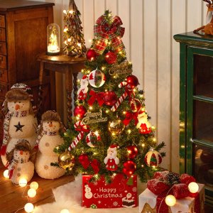 나홀로집에 겨울 성탄절 인테리어 가성비 크리스마스트리 120cm 풀세트