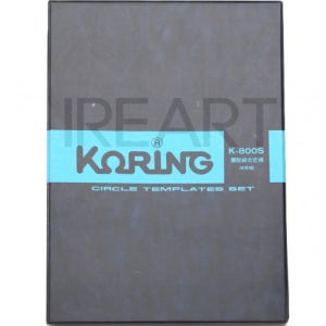 112000 코링 템플레이트 K-800S 원형종합정규세트 8종 세트