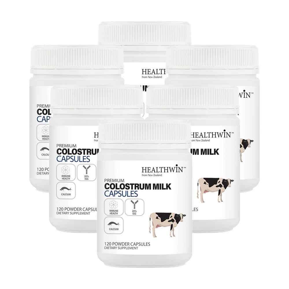 <b>헬스윈</b> 초유 500mg 캡슐형 120정 6개