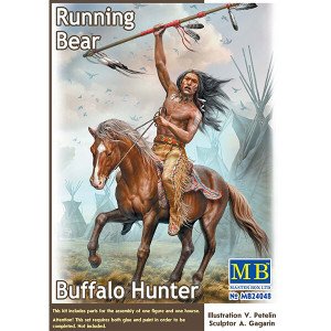 1 24 Buffalo Hunter Running Bear 군인 피규어 솔져 솔저 군대 디오라마 조립 모형 장난감 밀리터리