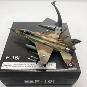 1:72 Israeli Air Force F-16I Storm simulation alloy fighter aircraft model finished product Nsmodel