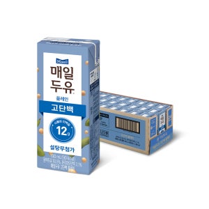 매일유업 매일두유 고단백 190ML 24팩