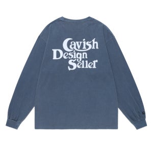 [카비시] PIGMENT SELLER LOGO LS TEE BLUE(CV2ESUT552A) CV2ESUT552ABL
