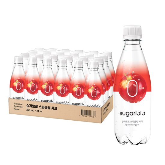 슈가로로 제로슈가 스파클링 사과