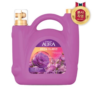 샤프란 아우라 생화캡슐 초고농축 대용량 섬유유연제 5.5L 자스민머스크 x 1개
