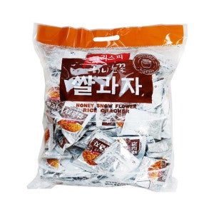 오성물산 크리스피 허니 눈꽃 쌀과자 개별포장 사무실간식 920g