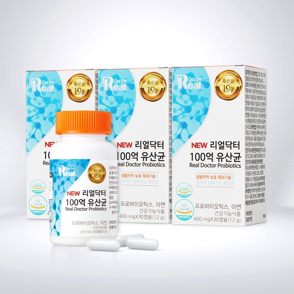 포스트바이오틱스 100억 유산균 400mgX30캡슐 3개 (3개월분)