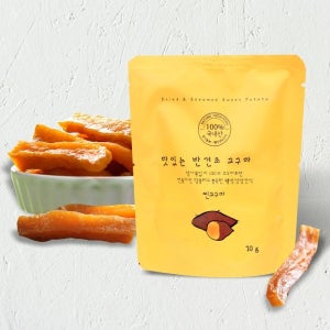 (현대홈쇼핑) [땅끝]쫀득쫀득 맛있는 반건조고구마 말랭이70g x 18팩