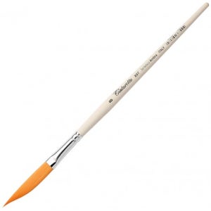 띤또레또 브러쉬 897 Dagger shaped 엠버신서틱 얇고 긴붓 낱자루