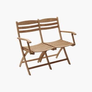 프리츠한센 스카게락 Selandia 2 Seater Teak 원목 의자 오크 인테리어 소품
