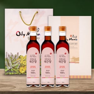메주로 만든 고급 국 간장 선물세트 (250ml 3병)