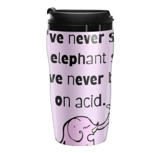 코끼리 스키 에디 이자드 인용문  여행 커피 머그잔  아름다운 찻잔  특이한 찻잔