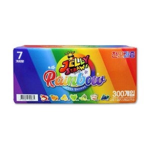 젤리스트로우 7가지맛 300개 내외 26년