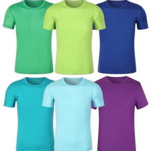 라운드넥 기본 스포츠 반팔 티셔츠 교복 생활복 학생복