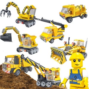 (현대Hmall) 오로라 8000 중장비 블럭 8종 랜덤발송