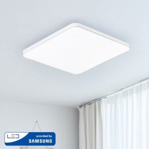 LED 로버스 방등 50W / 삼성칩방등 플리커프리 로켓설치 직사각 LED등 거실조명