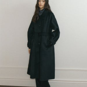 [링서울] handmade wool trench coat-black H.트렌치CT-블랙