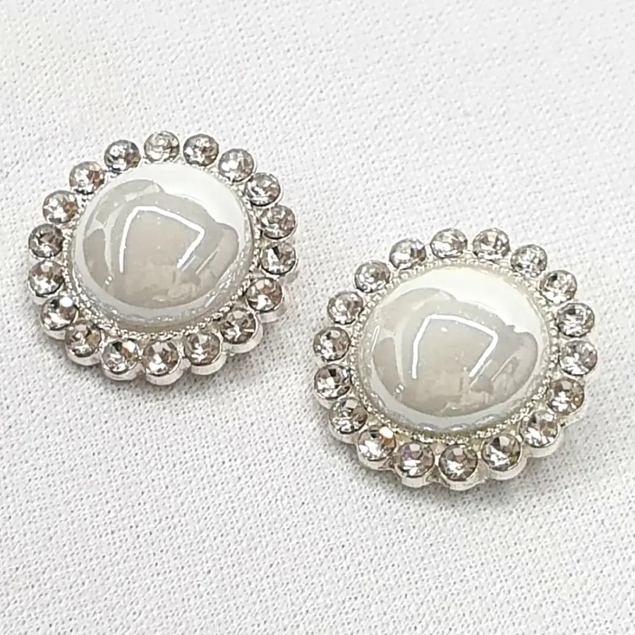 ヒラタ 真珠宝石ボタン コート・ジャケット ジャケット 装飾の高級ボタン 21mm