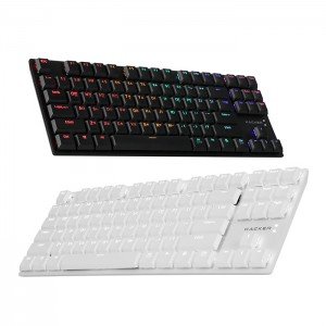 앱코 K640T SLIM 축교환 무빙LED 텐키리스 기계식 화이트 (적축)