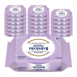 크리넥스 마이비데 센서티브케어 캡40매X18팩