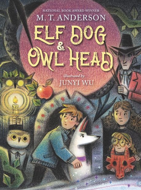 Elf dog & owl head 